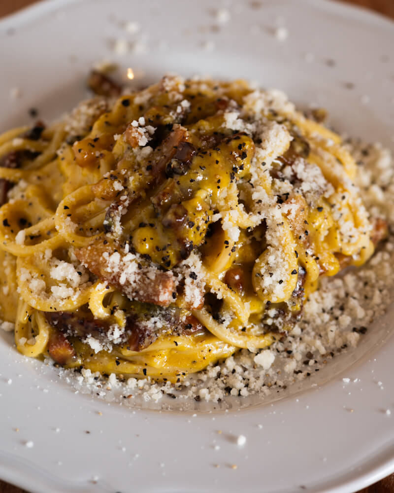 Carbonara trattoria garbatella